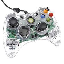 Controlador com fios de incandescência para Xbox360